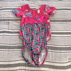 Pink Girls Leotards
